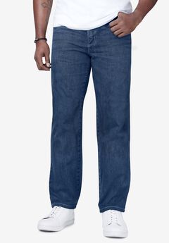Liberty Blues Mens Big /& Tall Easy-Care Ribbed Knit Henley Tee Henley Shirt